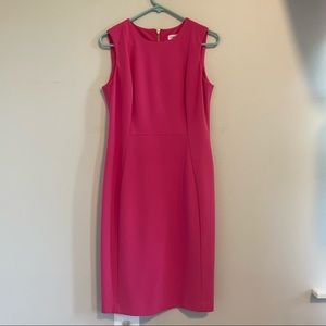 Calvin Klein crepe stretch sheath work dress